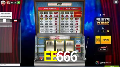 Catálogo de jogos EE666 com fornecedores Pragmatic Play, Evolution, NetEnt